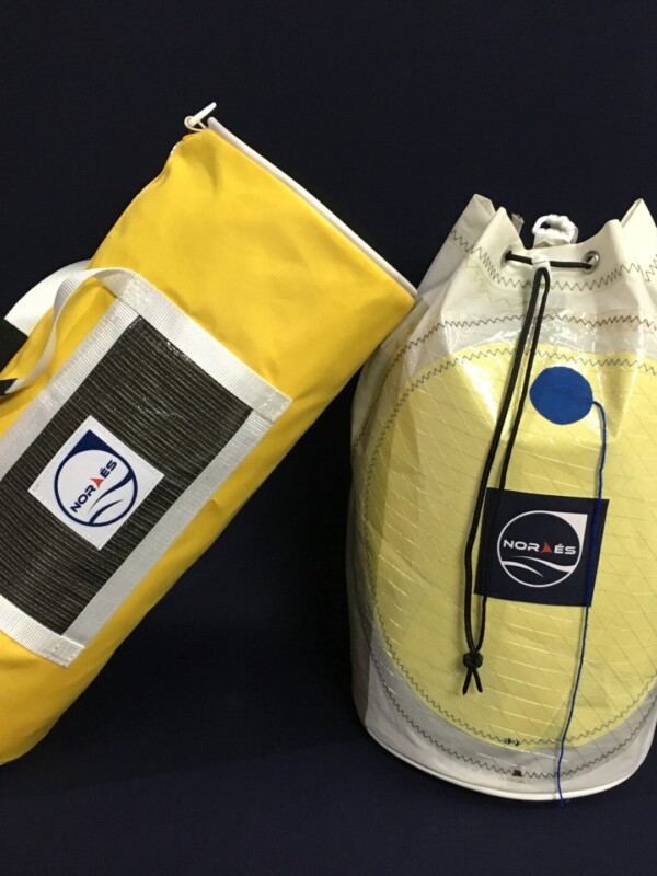 Petate en tejido de vela reciclada o acrilico