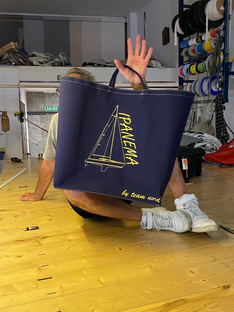 Petate en tejido de vela reciclada o acrilico - Imagen 3